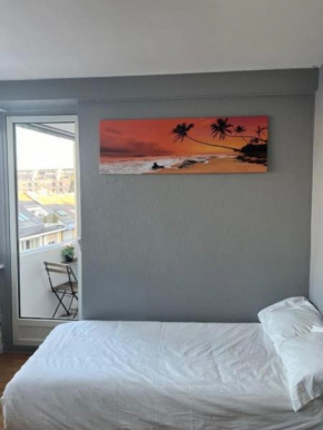 Apartment in Eaux-Vives, balcony view